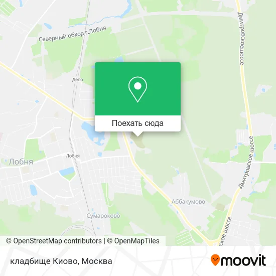 Карта кладбище Киово
