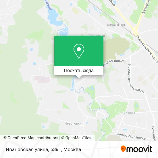 Карта Ивановская улица, 53к1