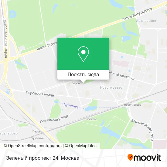 Карта Зеленый проспект 24