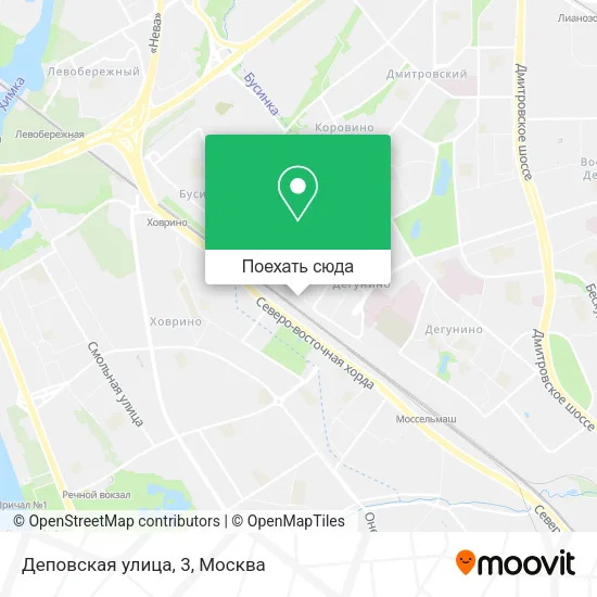 Карта Деповская улица, 3
