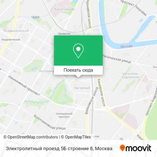 Карта Электролитный проезд 5Б строение 8