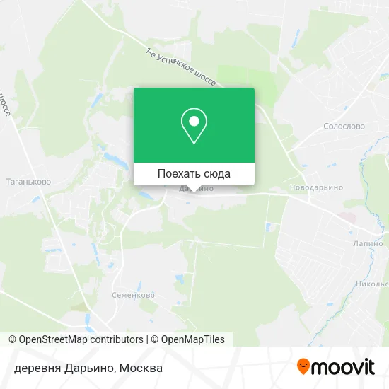 Карта деревня Дарьино