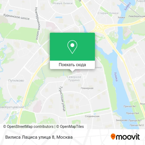 Карта Вилиса Лациса улица 8