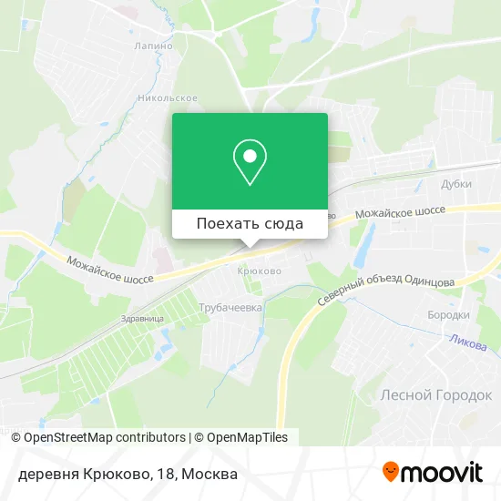 Карта деревня Крюково, 18
