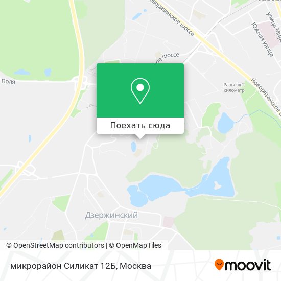 Карта микрорайон Силикат 12Б