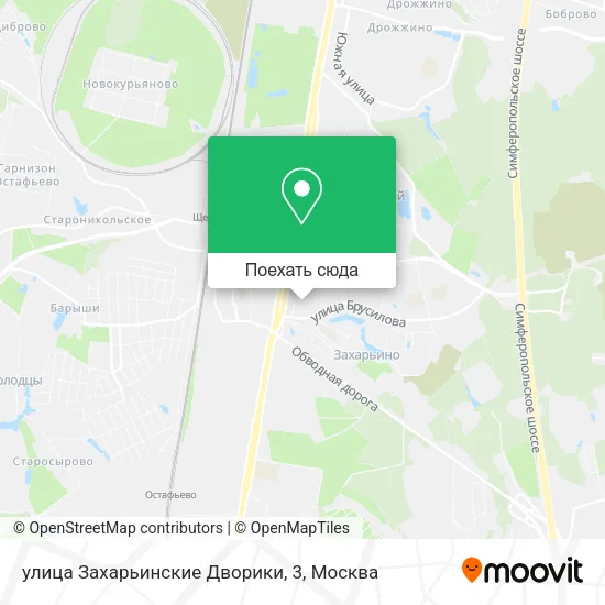 Карта улица Захарьинские Дворики, 3