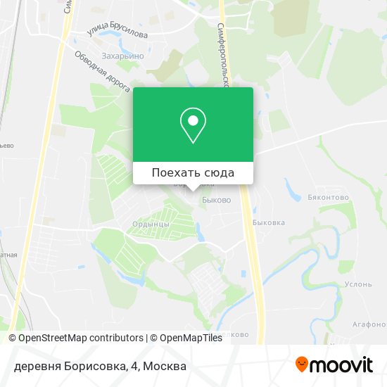 Карта деревня Борисовка, 4