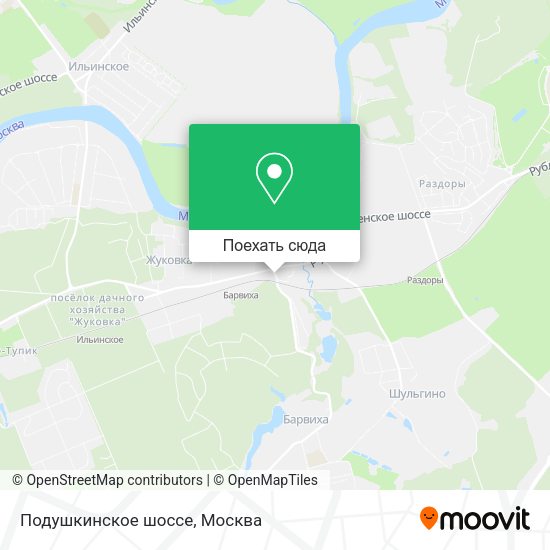 Карта Подушкинское шоссе