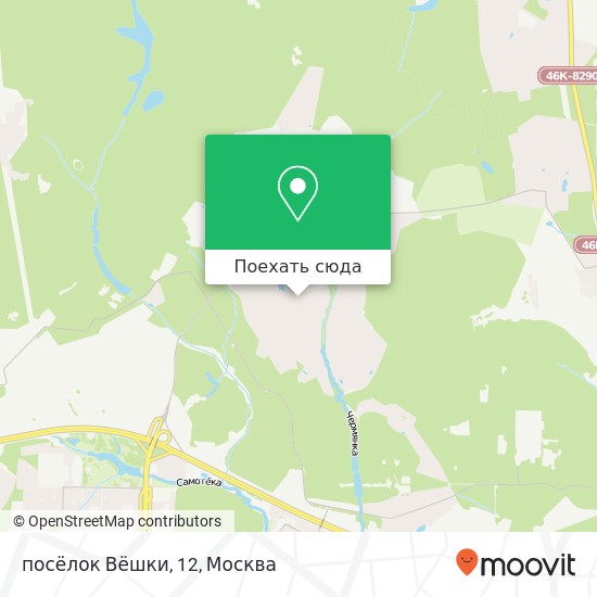 Карта посёлок Вёшки, 12
