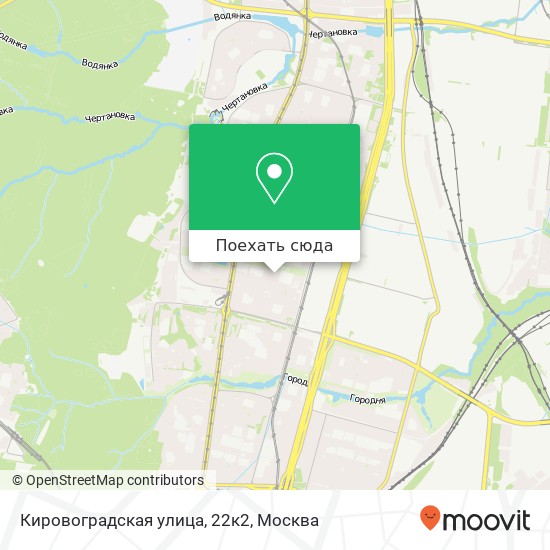 Карта Кировоградская улица, 22к2