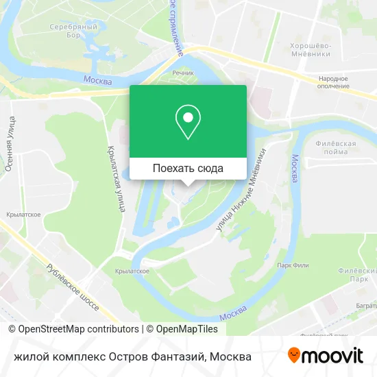 Карта жилой комплекс Остров Фантазий