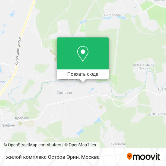 Карта жилой комплекс Остров Эрин