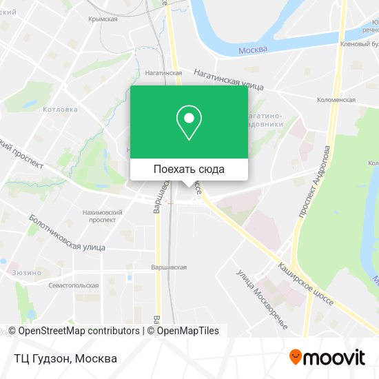 Карта ТЦ Гудзон