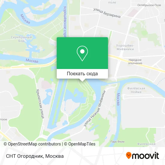 Карта СНТ Огородник