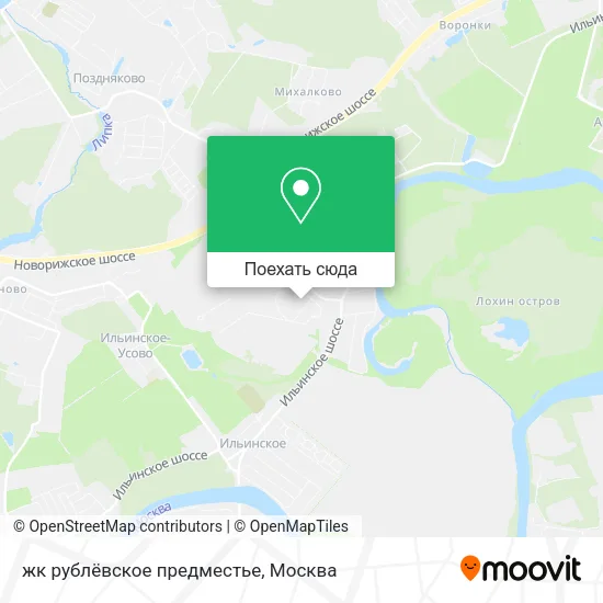 Карта жк рублёвское предместье