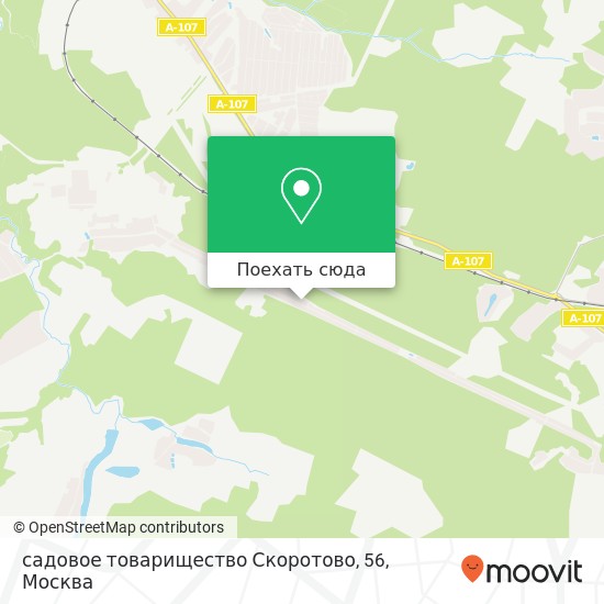 Карта садовое товарищество Скоротово, 56