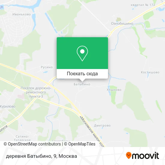 Карта деревня Батыбино, 9