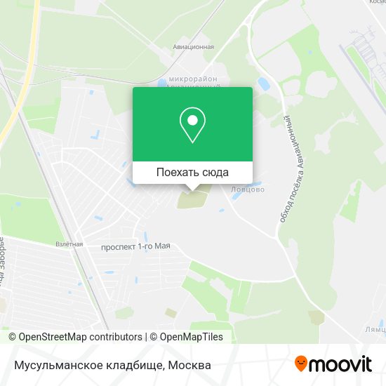 Карта Мусульманское кладбище