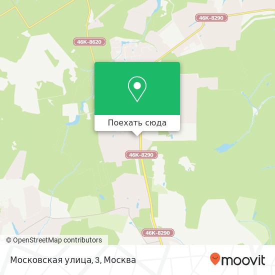 Карта Московская улица, 3