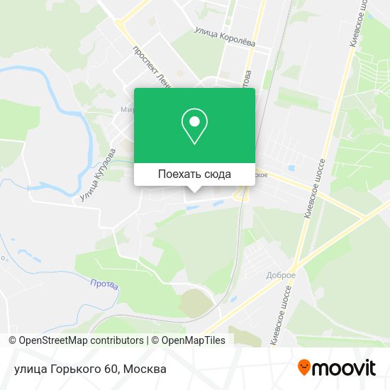 Карта улица Горького 60