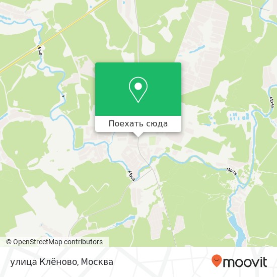 Карта улица Клёново