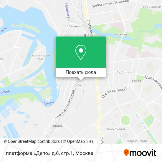 Карта платформа «Депо» д.6, стр.1