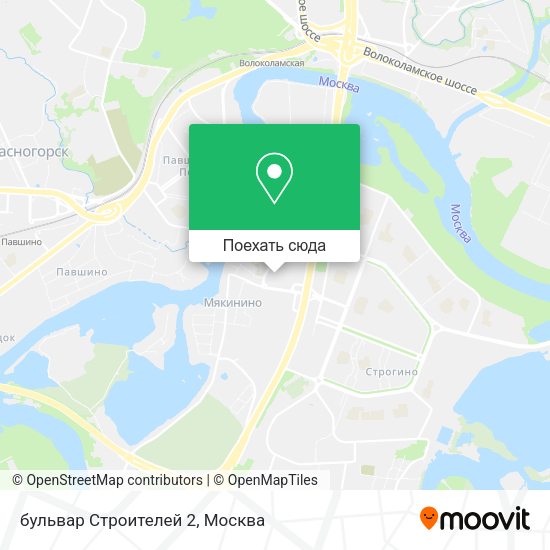 Карта бульвар Строителей 2