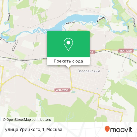 Карта улица Урицкого, 1