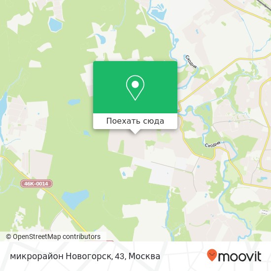 Карта микрорайон Новогорск, 43