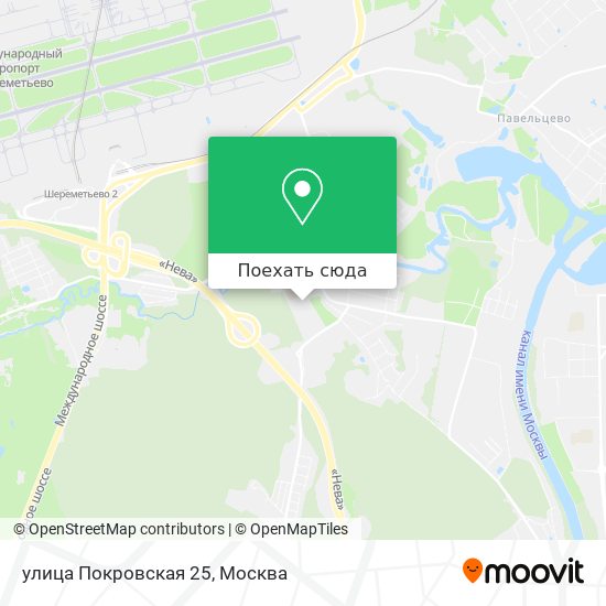 Карта улица Покровская 25
