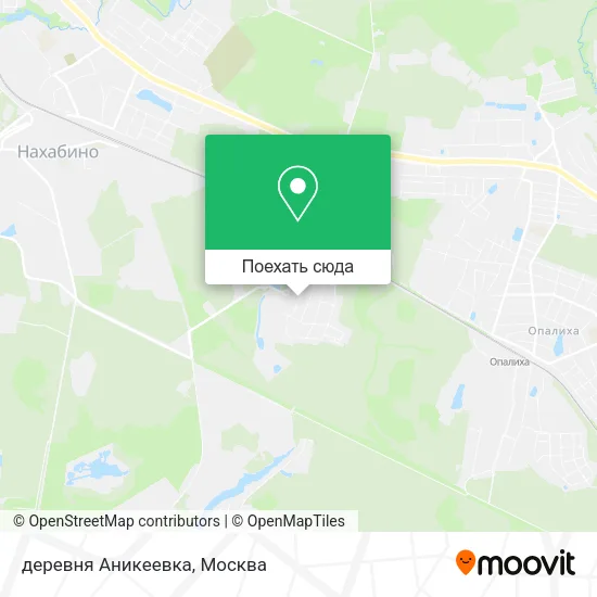 Карта деревня Аникеевка