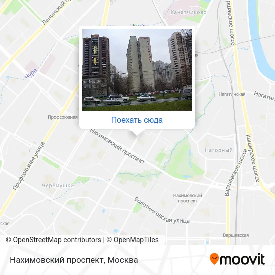 Карта Нахимовский проспект