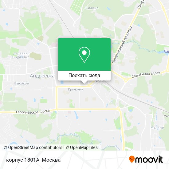Карта корпус 1801А