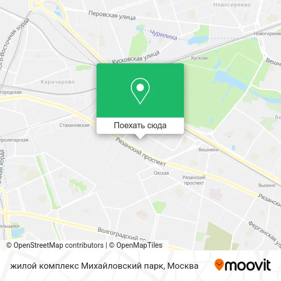 Карта жилой комплекс Михайловский парк