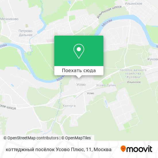 Карта коттеджный посёлок Усово Плюс, 11