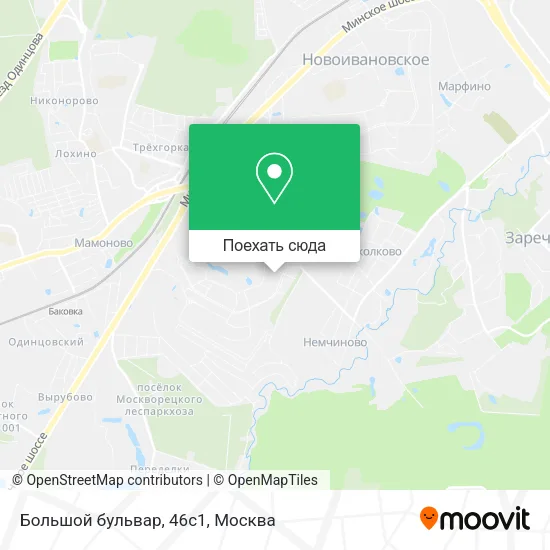 Карта Большой бульвар, 46с1