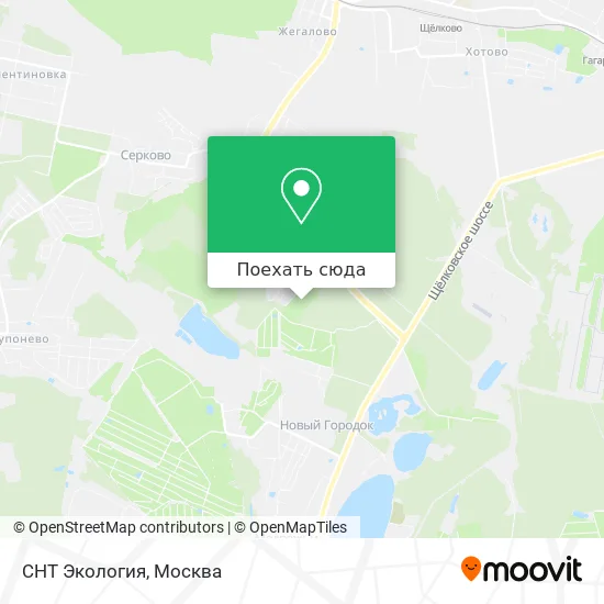 Карта СНТ Экология