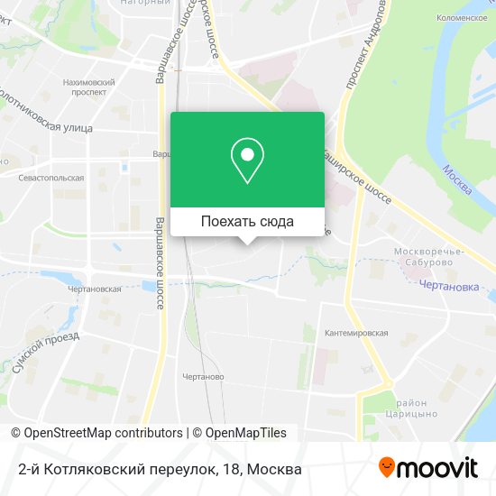 Карта 2-й Котляковский переулок, 18
