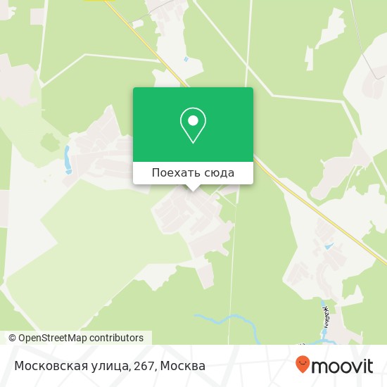 Карта Московская улица, 267