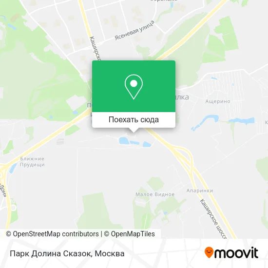 Карта Парк Долина Сказок
