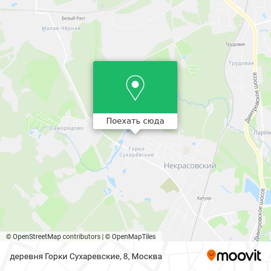 Карта деревня Горки Сухаревские, 8
