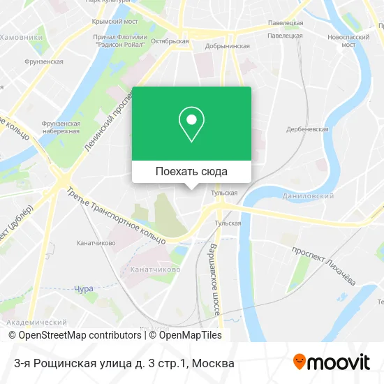 Карта 3-я Рощинская улица д. 3 стр.1