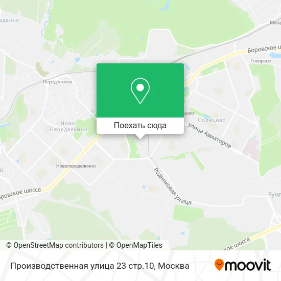 Карта Производственная улица 23 стр.10