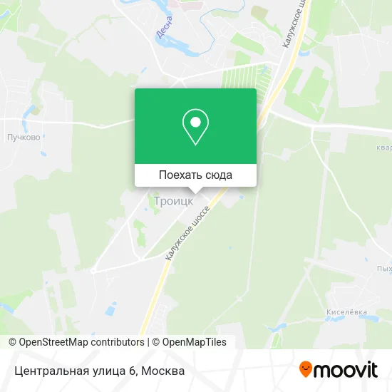 Карта Центральная улица 6