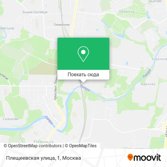 Карта Плещеевская улица, 1