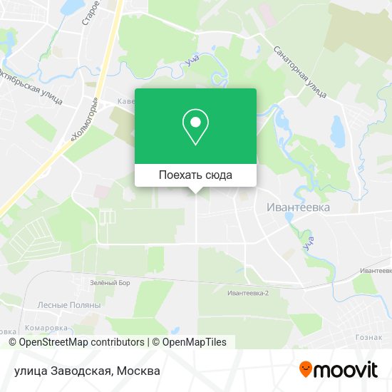 Карта улица Заводская