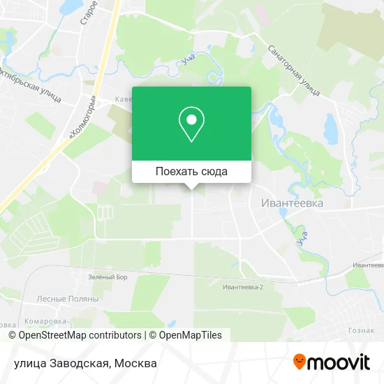 Карта улица Заводская