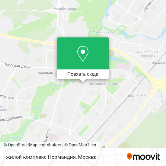 Карта жилой комплекс Нормандия