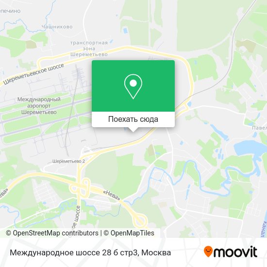 Карта Международное шоссе 28 б стр3