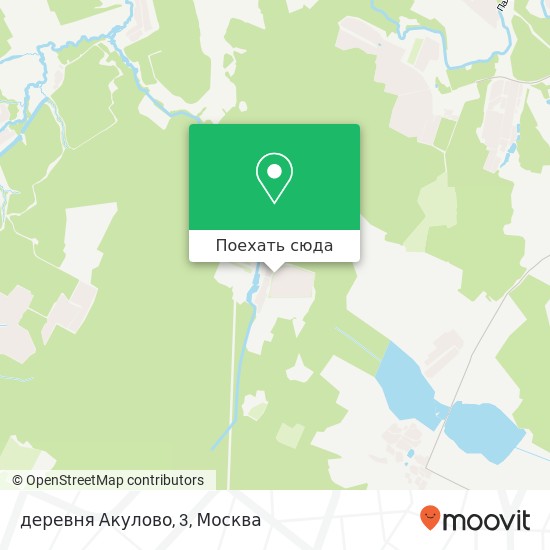 Карта деревня Акулово, 3